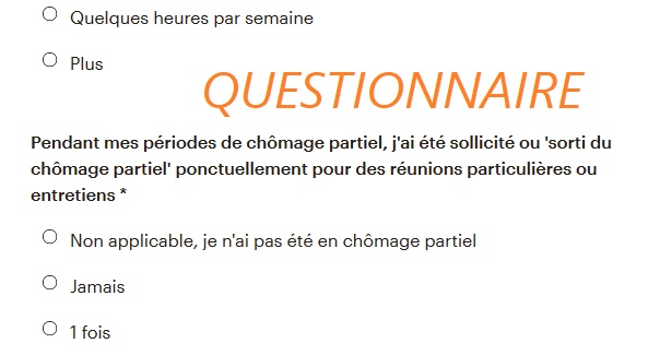 Sondage – Vie au travail pendant la crise