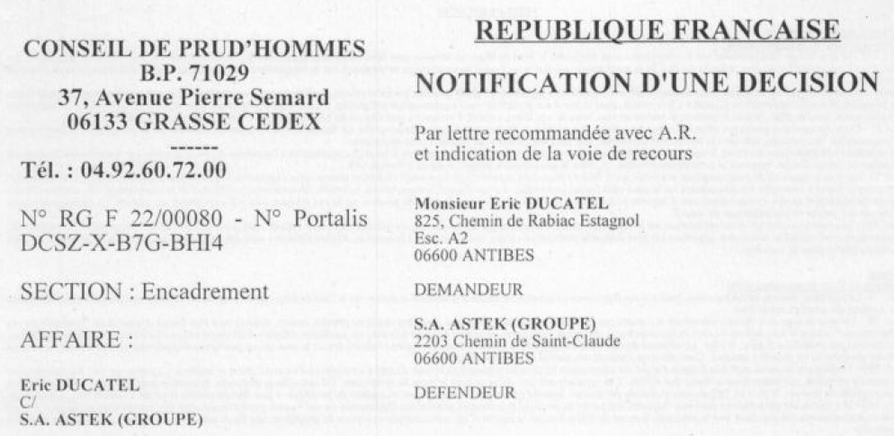 Les juges rappellent Astek à l&rsquo;ordre