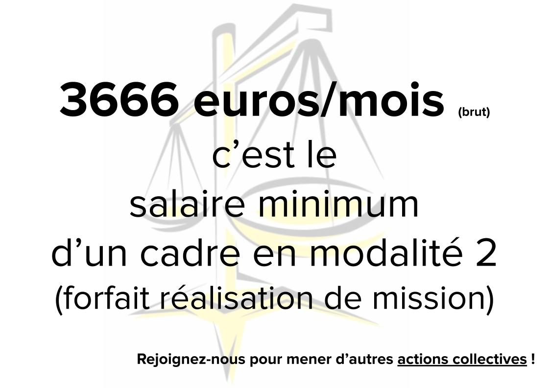 Quel est le salaire minimum d’un cadre de la convention dite syntec ?