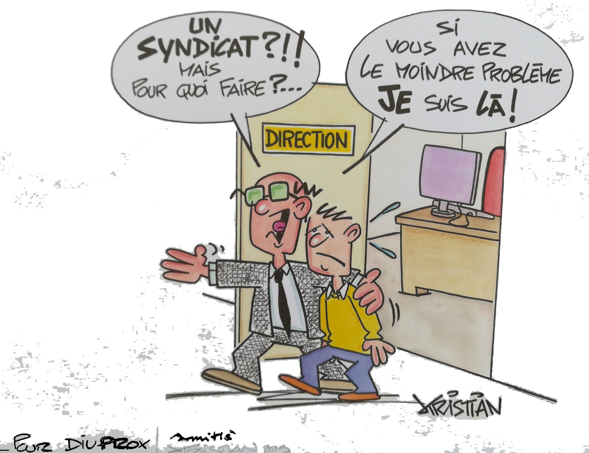 Un syndicat, c’est pas cher si on s’entraide