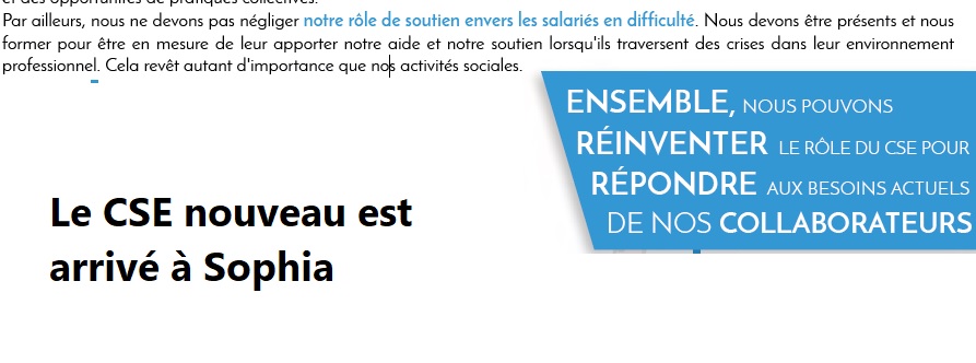 Chez SII, le nouveau CSE à Sophia à l’épreuve des chantiers en cours, dont l’expertise pour risques graves
