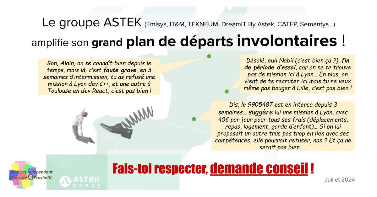 Astek amplifie son plan de départs involontaires !