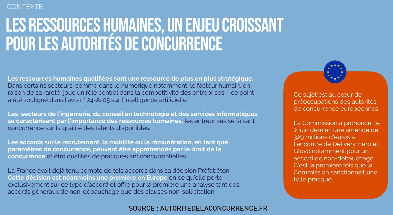 Grosses amendes pour certaines ESN autour d’accords de non-débauchage