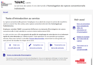 Oui, tout salarié peut utiliser la plateforme de transmission des ruptures conventionnelles