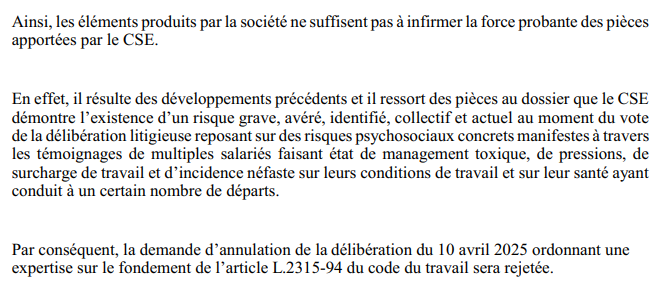Chez Astek, la justice ordonne l’expertise RPS sur une partie du personnel administratif