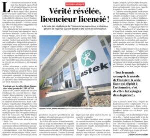 10 ans plus tard chez Astek, les dirigeants ont changé, pas les méthodes