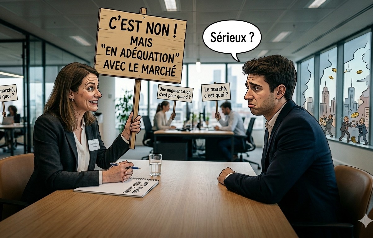 « Le salaire est en adéquation avec le marché », ou l&rsquo;art de dire « non »