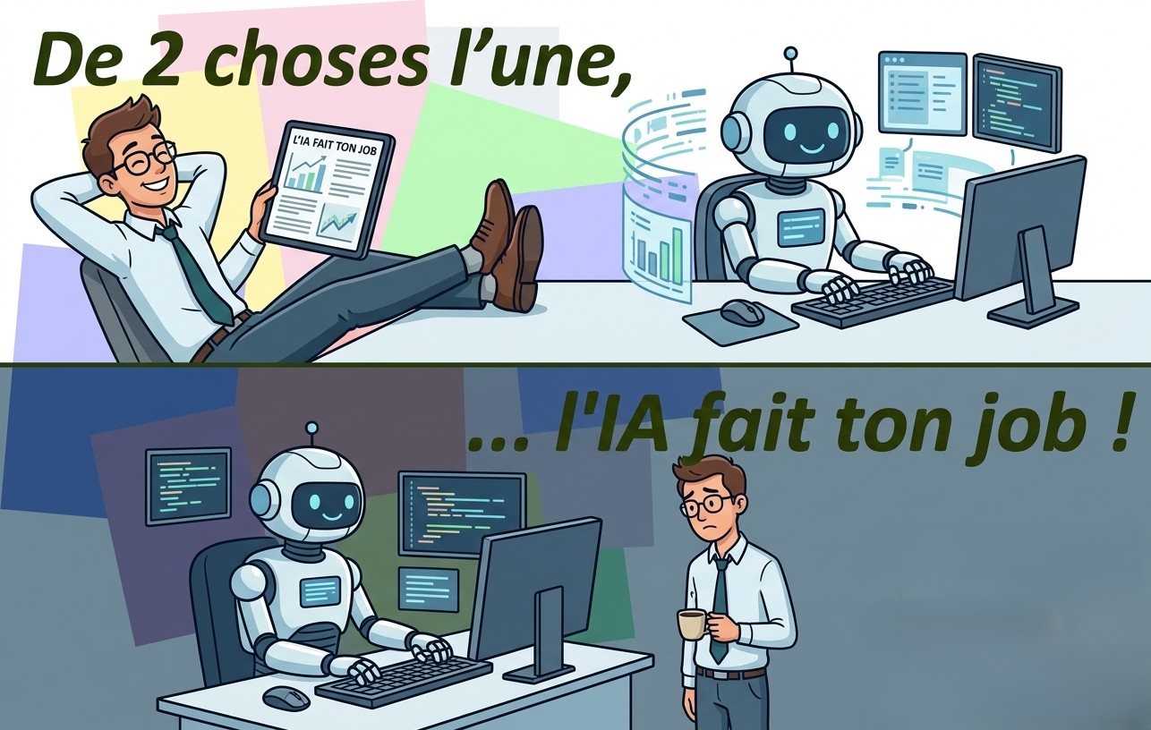 De 2 choses l’une, soit l’IA fait ton job, soit…