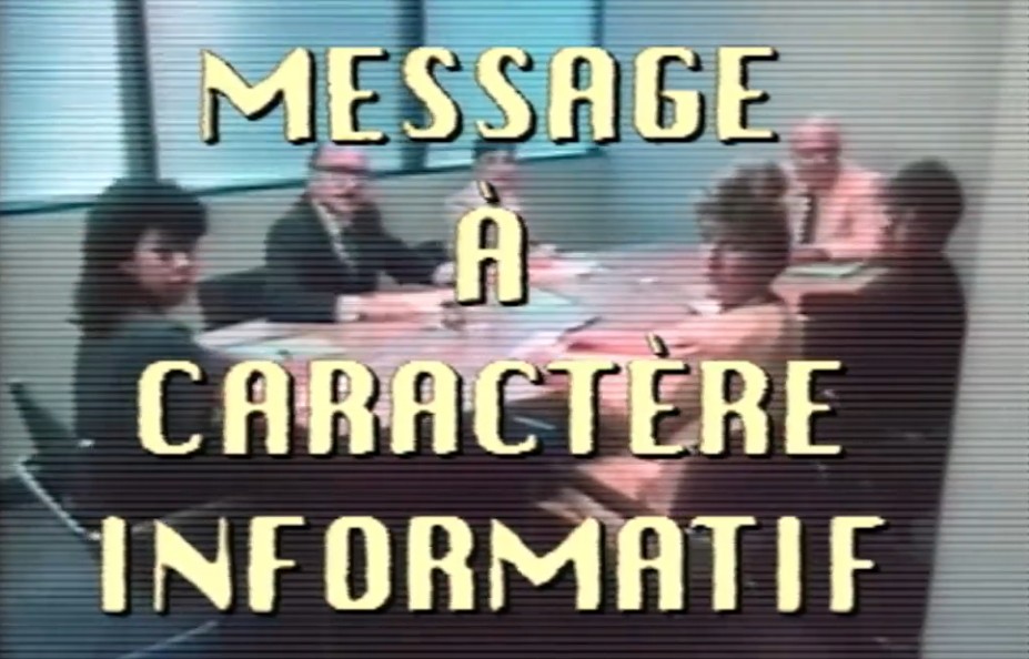 Message à caractère informatif, sur le harcèlement